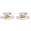 Easy Life Ensemble de 2 tasses avec soucoupe 110 ml HARVEST Hot
