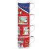 Easy Life Ensemble de 4 tasses empilables CHRISTMAS Neighbours Online