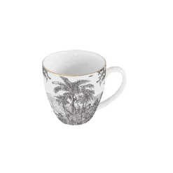 Easy Life Ensemble de 6 tasses en porcelaine de 320 ml RAIN FOREST New