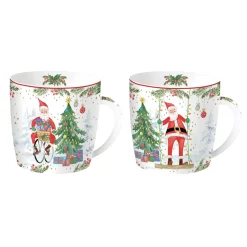 Easy Life Ensemble de 2 tasses JOYFUL SANTA Discount
