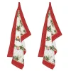 Easy Life Ensemble de 2 torchons CHRISTMAS BERRIES Clearance