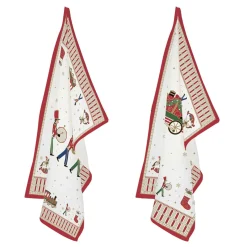 Easy Life Ensemble de 2 torchons POLAR EXPRESS New