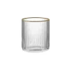 Easy Life Ensemble de 2 verres avec fil d’or FESTIVE Best