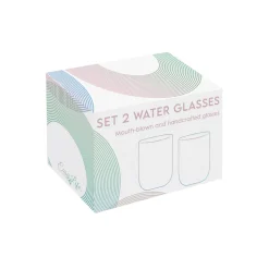 Easy Life Ensemble de 2 verres RAINBOW