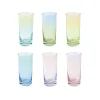 Easy Life Ensemble de 6 verres RAINBOW Hot