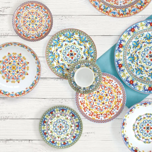 Easy Life Ensemble de deux tasses MEDITERRANEO BLUE