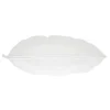 Easy Life Feuille en porcelaine 47×19 cm LEAVES WHITE Hot