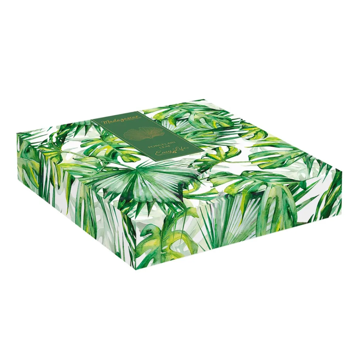 Easy Life Feuille en porcelaine en forme de ginko, 35×29 cm TROPICAL LEAVES Gr Online
