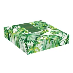 Easy Life Feuille en porcelaine en forme de ginko, 35×29 cm LEAVES WHITE Online