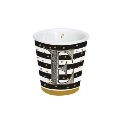 Easy Life Gobelet à café en porcelaine 100 ml dans une boîte A LETTER FOR YOU «E» Best