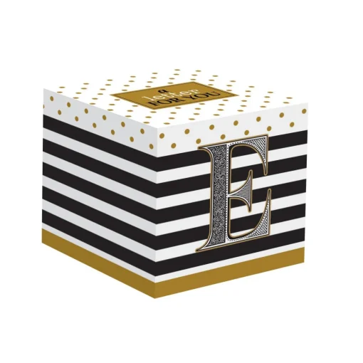 Easy Life Gobelet à café en porcelaine 100 ml dans une boîte A LETTER FOR YOU «E» Best