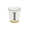 Easy Life Gobelet à café en porcelaine 100 ml dans une boîte A LETTER FOR YOU «I» Online