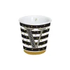 Easy Life Gobelet à café en porcelaine 100 ml dans une boîte A LETTER FOR YOU «V» Hot