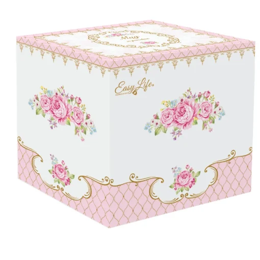 Easy Life Mug en porcelaine 275 ml dans une boîte PINK Sale