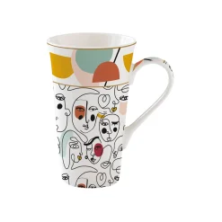 Easy Life Mug en porcelaine de 600 ml MODERNISM Outlet