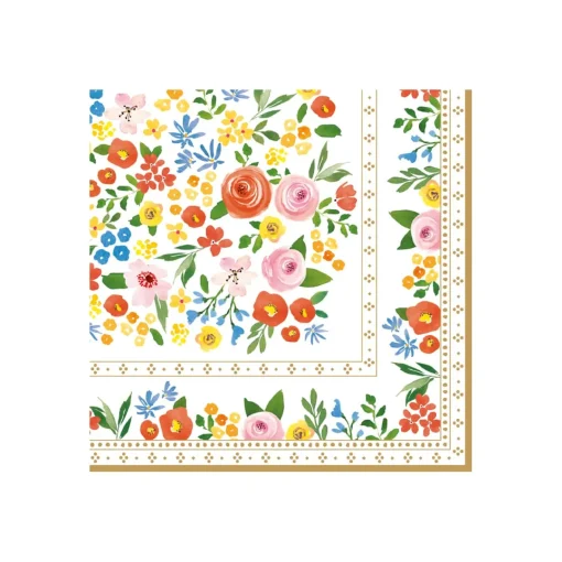 Easy Life Paquet de 20 serviettes BOHO FLOWERS Sale