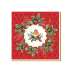 Easy Life Paquet de 20 serviettes CHRISTMAS BERRIES Hot