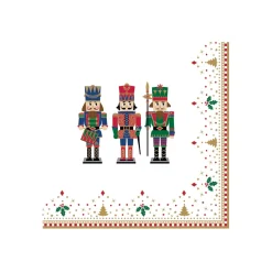 Easy Life Paquet de 20 serviettes NUTCRACKER New