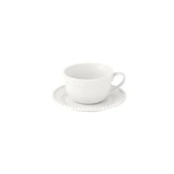Easy Life Petite tasse à café de 110 ml avec soucoupe Tiffany WHITE Online