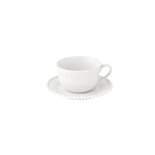 Easy Life Petite tasse à café de 110 ml avec soucoupe Tiffany WHITE Online