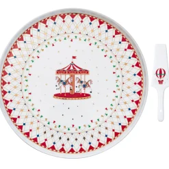 Easy Life Plat à gâteau avec une pelle CHRISTMAS WONDERLAND Hot
