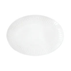 Easy Life Plat ovale blanc DROPS Hot