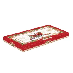 Easy Life Plateau de service en porcelaine de 40×18 cm CHRISTMAS MEMORIES Sale