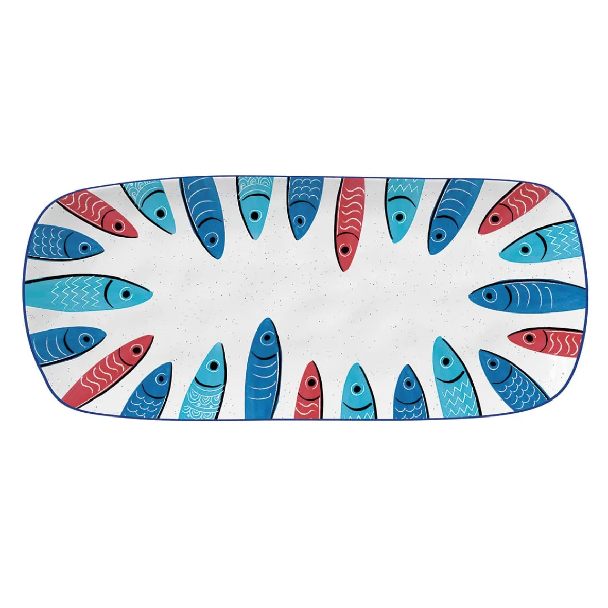 Easy Life Plateau de service rectangulaire SARDINE’S PARTY New