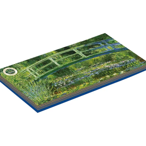 Easy Life Plateau en verre de qualité supérieure, dimensions 36×17 cm WATER LILIES AND THE JAPANESE BRIDGE Sale
