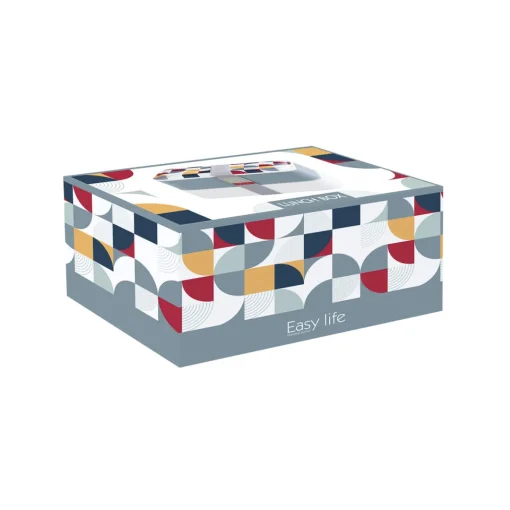 Easy Life Porte-repas avec 2 compartiment GEOMETRIC2 Outlet