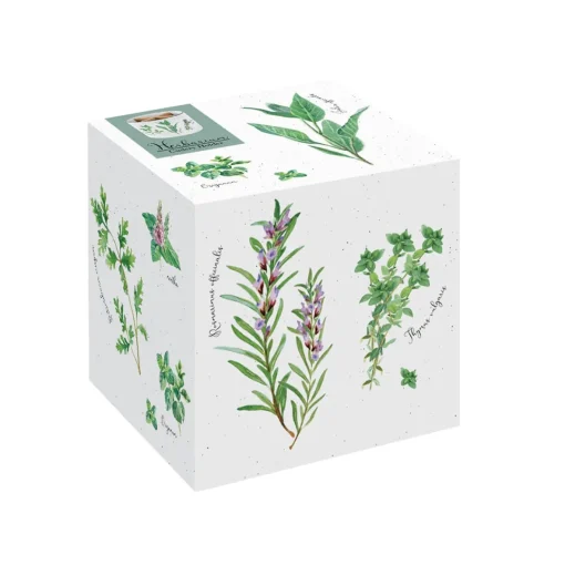 Easy Life Pot à couverts en porcelaine Ø14 cm, hauteur 13,5 cm HERBARIUM Outlet