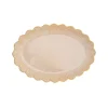 Easy Life Service de plateau ovale beige FLEURI Hot