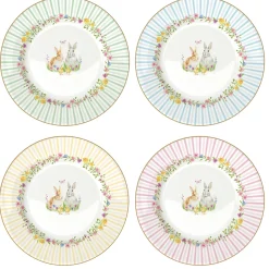 Easy Life Set 4 assiettes à dessert HAPPY EASTER Outlet