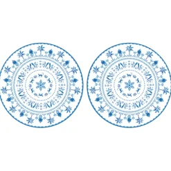Easy Life Set de 2 sets de table bleus EXOTIC VIBES Clearance