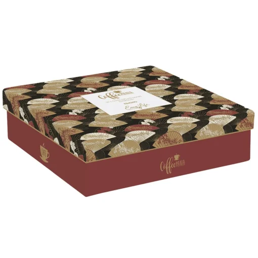 Easy Life Set de 6 tasses à café avec soucoupes KIMONO Outlet