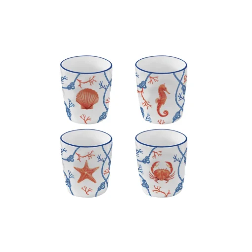 Easy Life Set de 4 tasses à café CÔTE DE MER Online