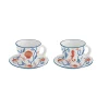Easy Life Set de 2 tasses à café et soucoupe CÔTE DE MER Sale