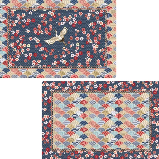 Easy Life Set de table réversible imprimé recto/verso, 45×30 cm OKINAWA New