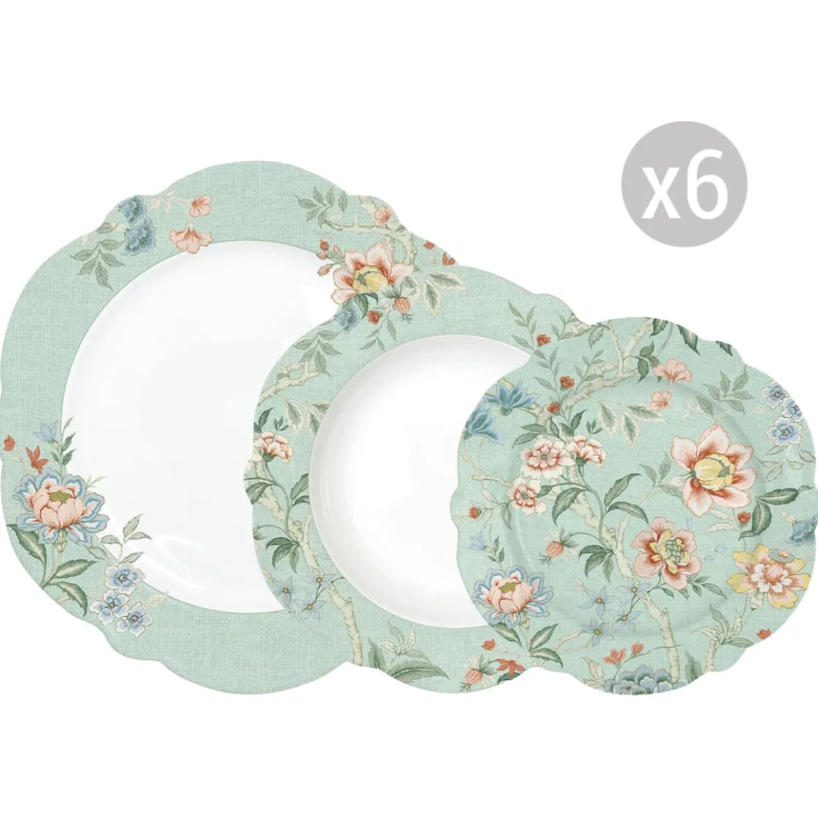 Easy Life Set de vaisselle 18 pcs ZEN GARDEN GREEN Sale