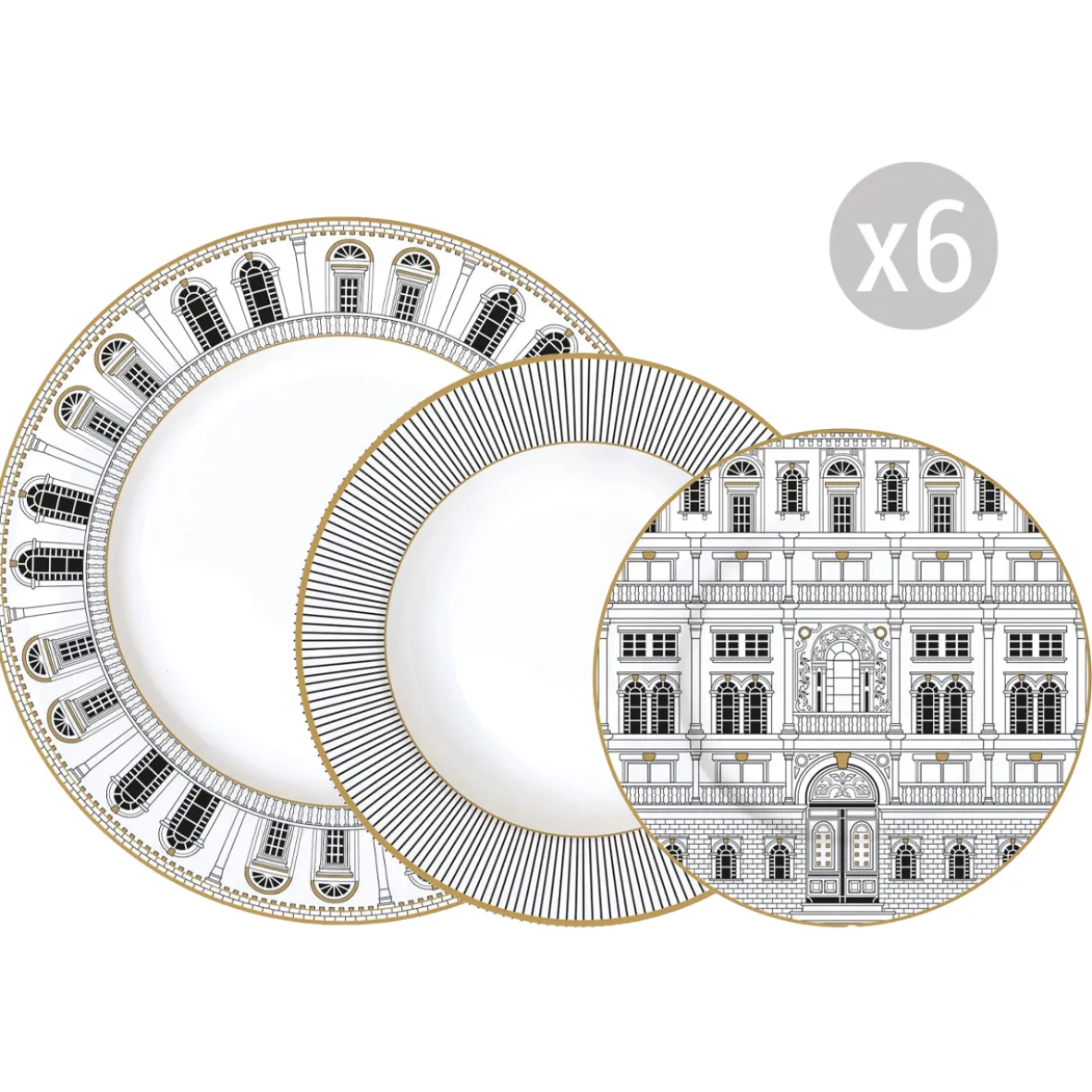 Easy Life Set de vaisselle 18 pièces PALAZZO Online