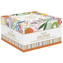 Easy Life Tasse à petit-déjeuner avec assiette TUTTI FRUTTI New