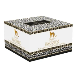 Easy Life Tasse à petit-déjeuner avec soucoupe, 400 ml en porcelaine Atmosphere SAVANA New