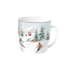 Easy Life Tasse avec boîte en métal CHALET