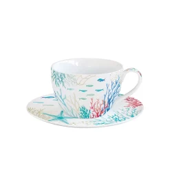 Easy Life Tasse avec soucoupe Under The SEA