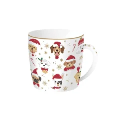 Easy Life Tasse dans une boîte métallique CHRISTMAS FRIENDS Dogs Discount