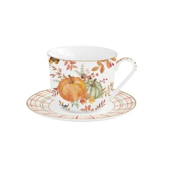 Easy Life Tasse de petit déjeuner avec assiette 400 ml HARVEST Discount