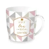 Easy Life Tasse en porcelaine dans une boîte en métal A CUP Of tea Solves Everything Discount