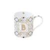 Easy Life Tasse en porcelaine de 350 ml MONOGRAM B Hot