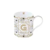 Easy Life Tasse en porcelaine de 350 ml MONOGRAM G Best