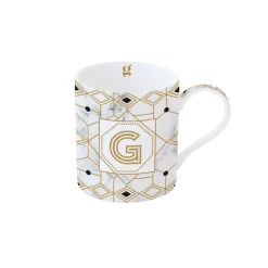 Easy Life Tasse en porcelaine de 350 ml MONOGRAM G Best
